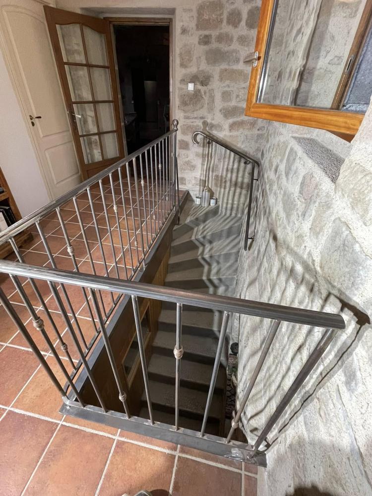 Restauration rampe escalier
